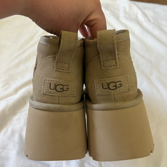 UGG Classic Ultra Mini New Heights Platform Boots - Picture 3 of 12